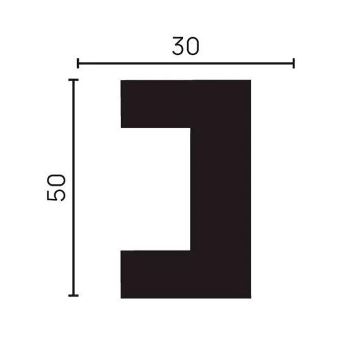 Молдинг 613-64SH - 3 метра